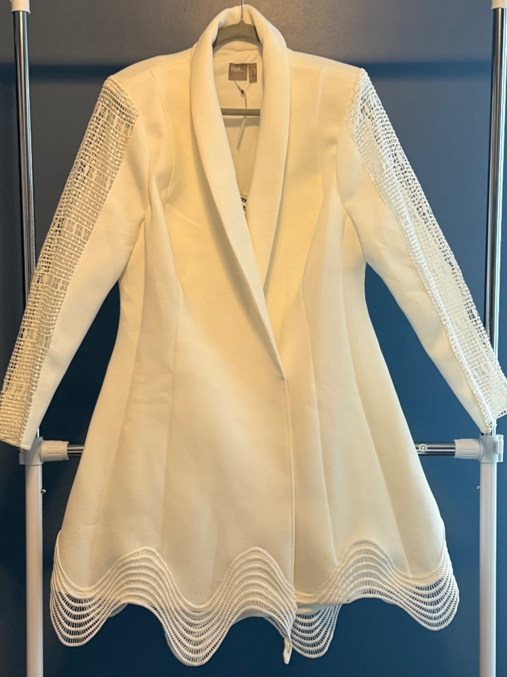 White Blazer Dress